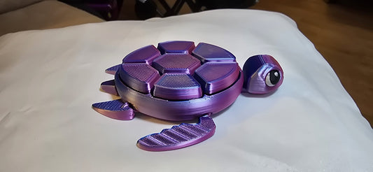 Amethyst Fidget Turtle